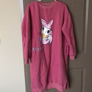 Pink warm dress/hoodie